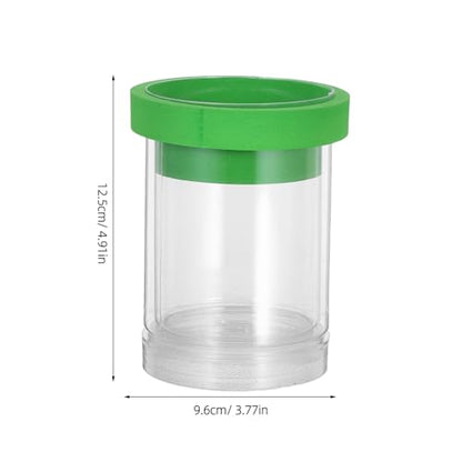 COHEALI Fish Breeding Box for Aquarium Floating Isolation Incubator with Divider and Egg Net Small Green Fry Hatchery Suitable for Guppy and Small Fish Tank Nursery