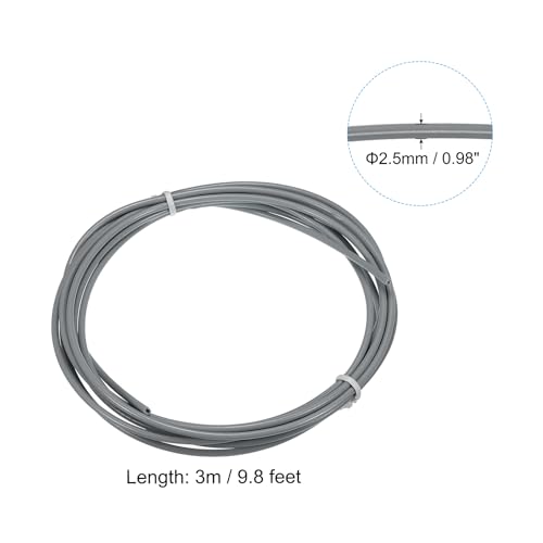 PATIKIL Speed Jump Rope Replacement Cable Professional Skipping Rope Steel Wire Replace for High Speed Jump Ropes - color: Grey