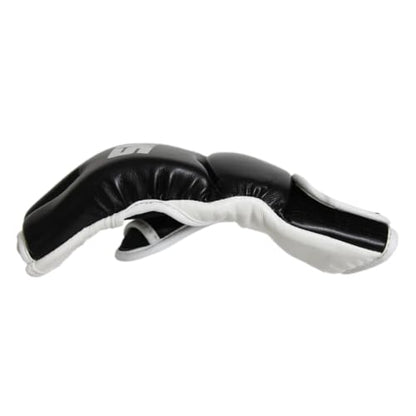 SMAI MMA Grappling Gloves - UFC Mixed Martial Arts Training, Cardio and Boxing Gloves, Half Finger Open Palm and Wrist Strap - Adjustable, Cage Fighting Punching Bag Workout - size: X-Small