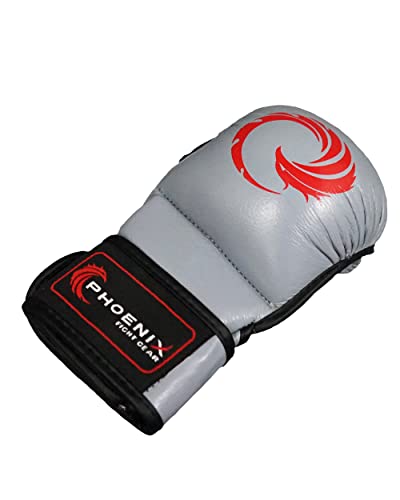 Flight MMA Training Gloves - color: Grey, size: Large