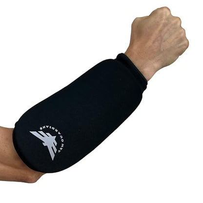 Padded Forearm Guards with Arm Pads on Top & Bottom - size: X-Large