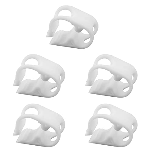 5Pcs Plastic Tubing Clamps Adjustable 1/8"-1/4" Plastic Hose Clamp, Laboratory Pinch Valve for Tubing 3-6mm - size: 3-6mm/0.12-0.24 inch