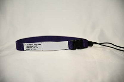 Laundry Loop with Sock Snare, Premium Purple Laundering Strap - color: Purple, size: 1 Strap