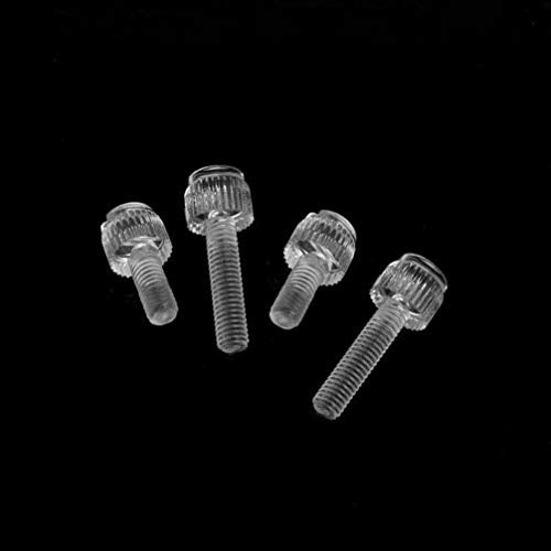 POPETPOP Aquarium Tube Holder,Pack of 4 PCS Acrylic Tube Holder-Aquarium Water Clip Water Tube Clamp Fixed Clip Fish Tank Holder Clamp
