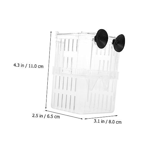 3pcs Juvenile Hatching Box Fish Tank Accessory Juvenile Fish Breeding Case Hatchery for Fish Tank Hatching Incubator Tank Hatchery Incubator Fish Container