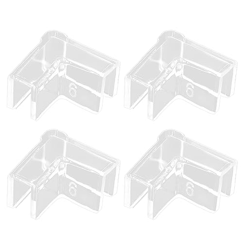 4PCS Fish Tank Aquarium Glass Edges Protector Acrylic Protector Tools for Aquarium Fish Tank Crashproof Tools Table Corner Protectors for Clear Clear - color: 6mm