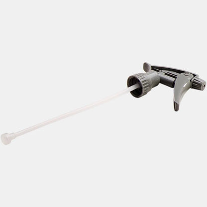 Replacement Trigger Sprayer Replacement for 32 oz Bottles – 28-400 Neck, 9.5" Dip Tube, High Output, Adjustable Nozzle – Gray Heavy-Duty (Pack of 10)