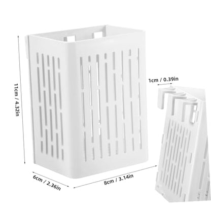 UKCOCO 2pcs Live Plant Aquarium Supplies Planting Baskets Fish Tank Plant Pots Sturdy White Easy Drainage