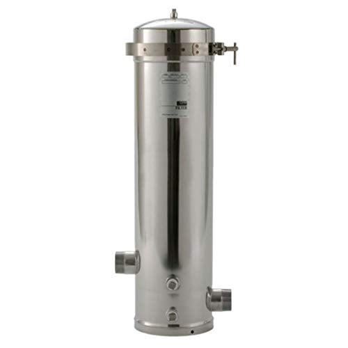 3M Aqua-Pure Whole House Large Diameter Stainless Steel Water Filter Housing SS12 EPE-316L, 4808715 - style: SS12 Stainless Steel Housing, holds 12 cartridges