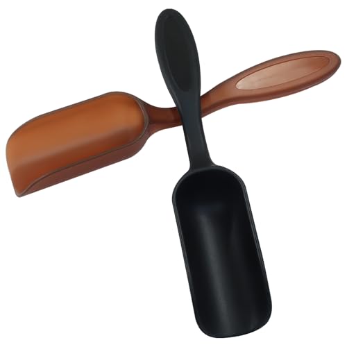5Pcs Plastic Mini Gardening Shovel Spoons Soil Scoops, Colorful Mini Shovel for Planting, Digging, Transplanting Succulents, Potted Flowers, or Milk Powder, Lightweight and Easy to Clean