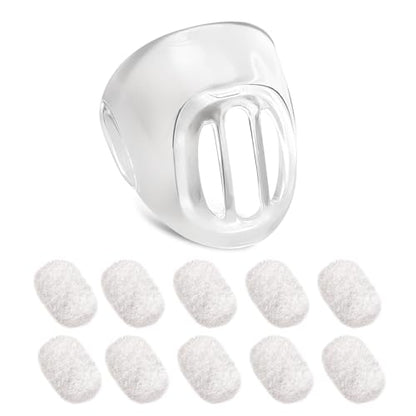 Elbow Cover & Diffusers Compatible with Fisher & Paykel Eson Nasal CPAP Mask, Diffuser Filters Replacement for Fp400Hc228 F & P Eson Pilario Q, 1 Elbow Cover + 10 Filters