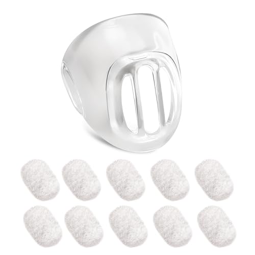 Elbow Cover & Diffusers Compatible with Fisher & Paykel Eson Nasal CPAP Mask, Diffuser Filters Replacement for Fp400Hc228 F & P Eson Pilario Q, 1 Elbow Cover + 10 Filters