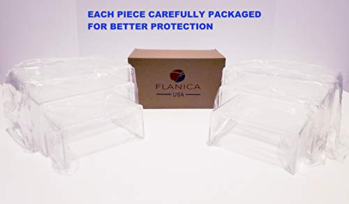 6 Pieces Set - Clear Acrylic Display Riser Set, Acrylic Display Stand