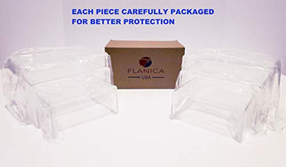 6 Pieces Set - Clear Acrylic Display Riser Set, Acrylic Display Stand