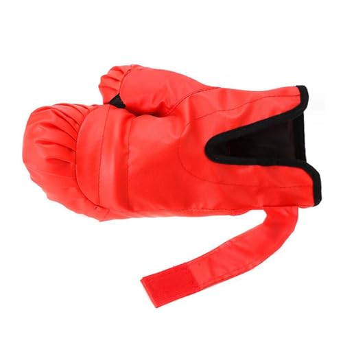 Colaxi 2 Pair Boxing Gloves PU Leather Hand Guard Punch Mitts Punching Gloves Sparring Gloves for Workout Sanda Grappling MMA Karate - size: Kids