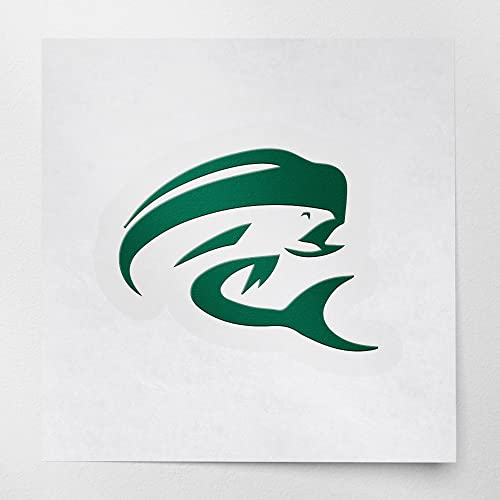 2 Pcs - No Background Decal Stickers of Stylish Mahi Mahi Fish 1 (Green) Premium Waterproof Vinyl Decal Stickers for Laptop Phone Accessory Helmet Car Window Mug Tuber Cup Door USCstic51247aGR040522 - color: Green, size: 2.4'' x 1.8''