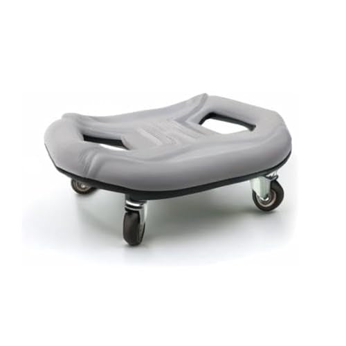 ab roller wheel Abdominal Abs Training Machine Equipment, Ab Wheel Roller Exercise for Home Gym, Waist Strength Trainer with a Kneel Mat (Grey)