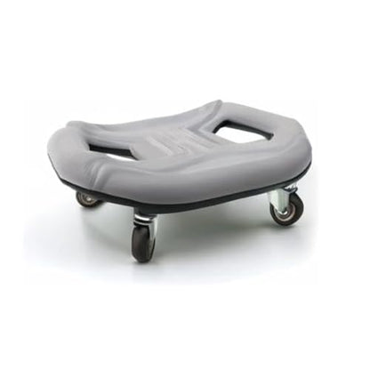 ab roller wheel Abdominal Abs Training Machine Equipment, Ab Wheel Roller Exercise for Home Gym, Waist Strength Trainer with a Kneel Mat (Grey)