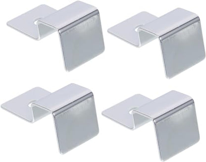 4pcs Support Frame Fish Tank Bracket Fish Tank Lid Holder Support Aquariums Glass Cover Clip Fish Tanks Fish Tank Glass Cover Clip Glass Holder Stainless Steel Equipment Frameless
