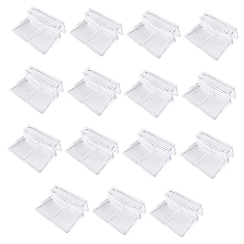 Milisten 15pcs Fish Tank Accessory Stand Acrylic Support Brackets for Aquarium Cover Lid