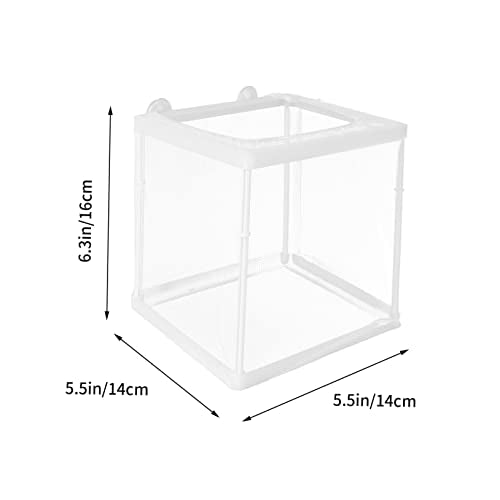 BESPORTBLE Breeding Incubator Box Mesh Fish Tank Breeding Tank Box for Betta Guppy Practical Aquarium