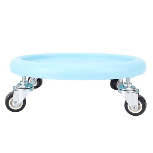 Disc Wheel Roller Trainer, 360 Degree Fitness Roller Sliding Disc with Silent Bearing System, 150kg Capacity, Dual Training Modes for Home Gym Core Strength Balance Workout - color: Blue