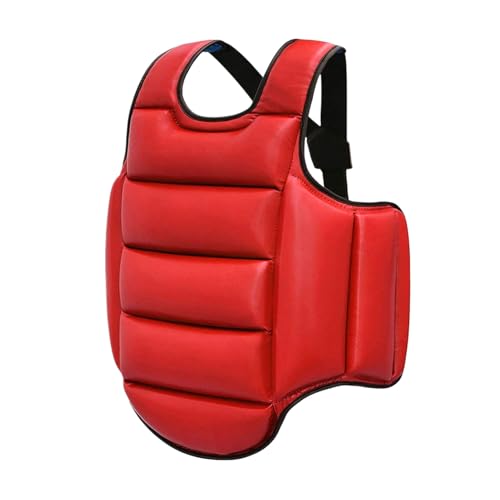 Boxing Chest Protector Kickboxing Belly Protector Guard | Body Protection Pad Breathable for Sparring Training Combat Sports Competition - size: Small