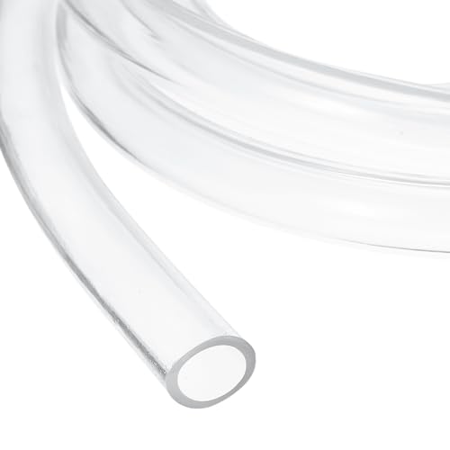 uxcell Clear PVC Tubing, 15mm ID x 20mm OD - 8.5ft PVC Tube Lightweight Vinyl Hose, Transparent Flexible Plastic Water Tubing for Air Oil Water Transfer Aquarium Irrigation - size: 15mm ID x 20mm OD