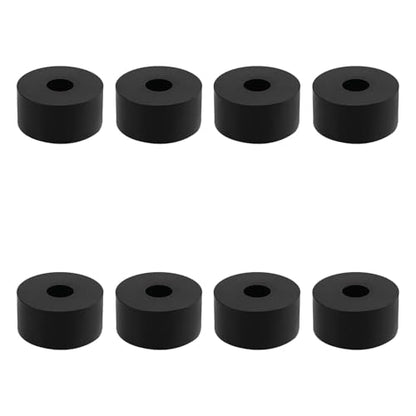 8 PCS Multi Purpose Rubber Spacer, 1-1/5" OD x 3/8" ID x 3/5" Thickness Rubber Washers for Screws, Anti Vibration Pads for Bolts, Car, Boat, Home (30 * 10 * 15mm) - size: 1-1/5" OD x 3/8" ID x 3/5" Thickness