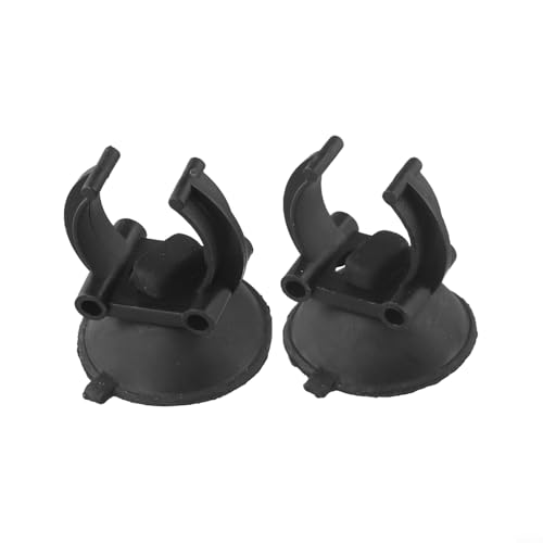 2Pcs Suction Cups Clips For Aquarium Heaters For 1/2 Inch Diameter Thermostats, 30Mm Silicone Suckers For Fish Tank Thermostat, Replacement Holders For Glass And for acrylic Tanks