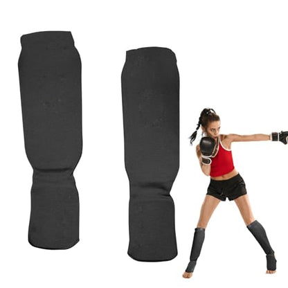 Kickboxing Shin Guard - Shin Kickboxing Pad, Lightweight Shin Instep - size: Medium