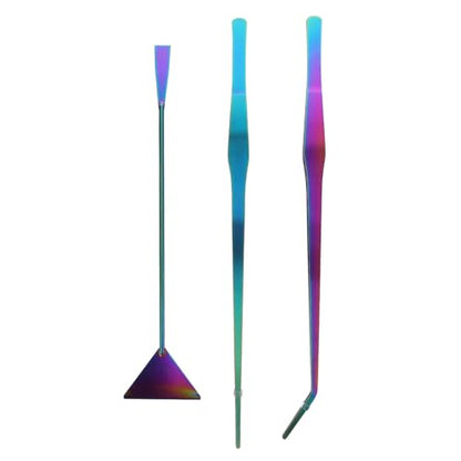 Yardwe 3pcs Aquarium Maintenance Tools Set Stainless Steel Tweezers Spatula for Small Fish Tank