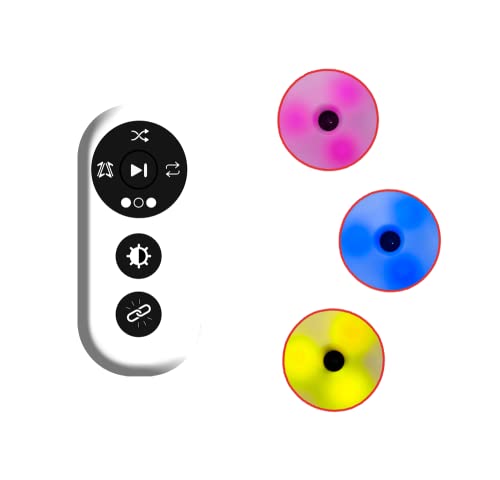 Response Agility Training Light, Children's Physical Fitness Training, Remote Control to Control Light Operation red 3 Lights+Remote Control