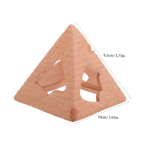 POPETPOP Aquarium Hiding Cave Shrimp Hideout Fish Breeding Box Decorative Fish Tank Accessory Ceramic Hiding Cave
