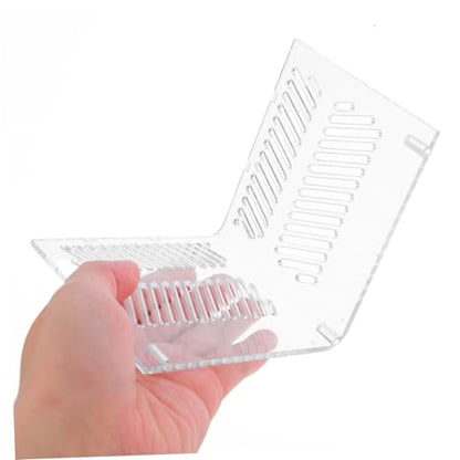 SUPVOX Acrylic Aquarium Grid Divider Pump Isolation Plate for Clean Water Protects Aquarium Pumps from Sand Easy to Install Fish Tank Partition for Versatile Filtration