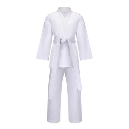 MSMAX Karate Gi for Kids Students Martial Arts Training Uniform with Belt for Judo and Karate Taekwondo Jiu Jitsu - size: 1