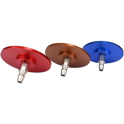 Vac-U-Lock Suction Cup Adapter Quick Connect Device Accessories for Cupping Machine Durable Aluminum 3.94 Inch Strong Suction Cups Compatible with Vac U Lock Systems Replacement Parts (Red) - color: Red