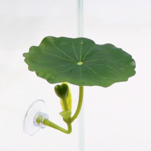 4Pc Green Leaf Betta Fish Hammock Stress-Reducing Aquarium-Safe Decor with Strong Suction Cup Fake Plant Fish Tank Decoration