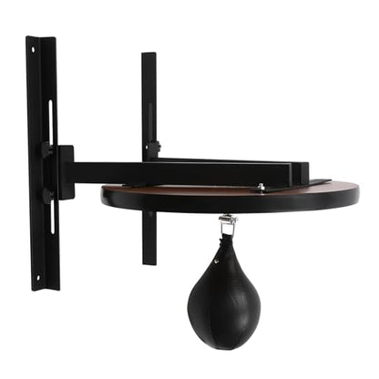 Speed Bag Platform, Speed Bag Platform Kit with Adjustable Height, Heavy Duty Boxing Training Equipment with Punching Ball for Homes, Gyms, Companies, Schools