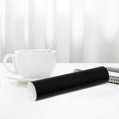 Matte Black Self-Adhesive PVC Vinyl Sheet for Craft Cutting Machines, Waterproof Permanent Vinyl Roll 30cm X 50cm for DIY Stickers, Decals, Aquarium Background and Scrapbooking