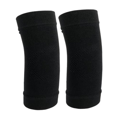 COMNICO Elbow Brace Compression Sleeve Nylon Tennis Golfers Elbow Joint Support Sports Protection Arm Support Sleeves Pain Relief Pads for Women Men (Black)