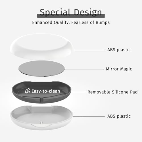 2 Pack Retainer Case with Mirror, Aligner Case Kit for Invisalign - color: 2 Pack - WhiteMirror
