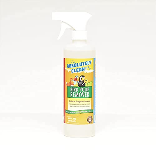Amazing Bird Poop Cleaner Spray - Just Spray/Wipe - Safely & Easily Removes Bird Messes - Use Indoor/Outdoor - Made in The USA