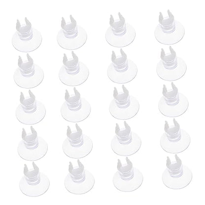 20pcs Plastic Oxygen Hose Suction Cup Fish Tank Oxygen Fixing Oxygen Pump Suction Cup Holder