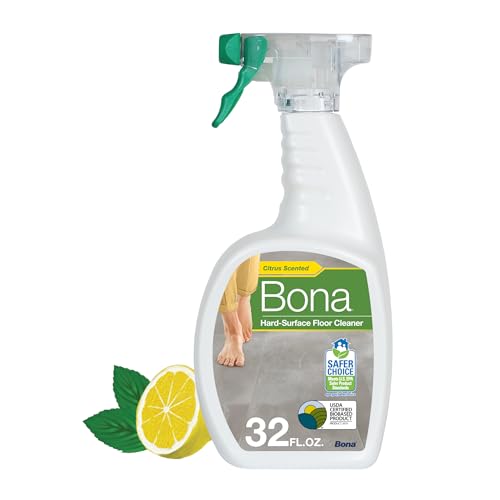 Bona Multi-Surface Floor Cleaner Spray - 32 fl oz - Lemon Mint Scent - size: 32 Fl Oz (Pack of 1)