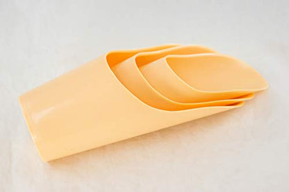 Set of 3 Japanese Plastic Bonsai Soil Scoop - Garden Plants Potting and Mixing Tool