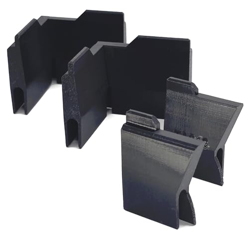 Lid Risers for Fluval Flex Aquariums, 9, 15 & 32.5 Gallon, Canopy Support Lifter Set (Black, 32.5 Gallon (123L)) - color: Black, size: 32.5 Gallon (123L)