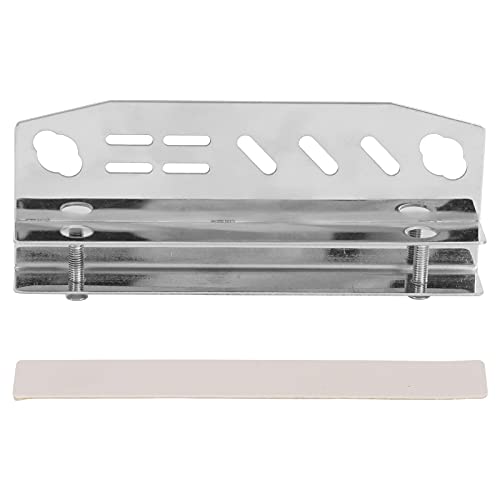 BRRNOO Aquarium Plant Holder, Aquascaping Tools Stainless Steel Grass Tool Rack Fish Tank Accessory Organizer Saltwater Aquarium Accessories Storage Rack for Tweezers and Scissors 5.9x2.4in