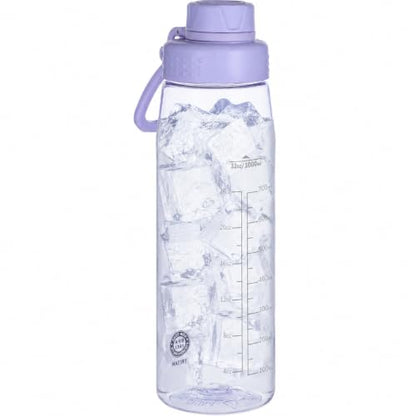 32oz Clear Water Bottle - BPA-Free Tritan Plastic, Fast Flow Spout Lid, Wide Mouth & Leakproof Design Hiking Water Bottle Suitable for Travel, Outdoors, Gym, Travel, Home, School(Light Purple) - color: Light Purple