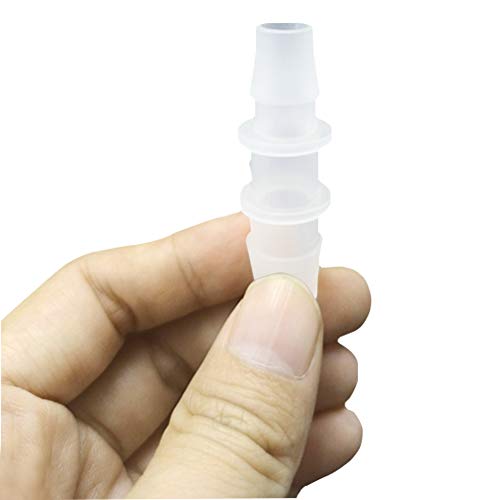 3/4" to 1/2" Hose Barb Reducer Pipe Fittings Adapter, Plastic Joint connector Splicer Mender for Aquarium Household Transport Fuel Gas Liquid Air (Pack of 4) - size: 3/4"-1/2"